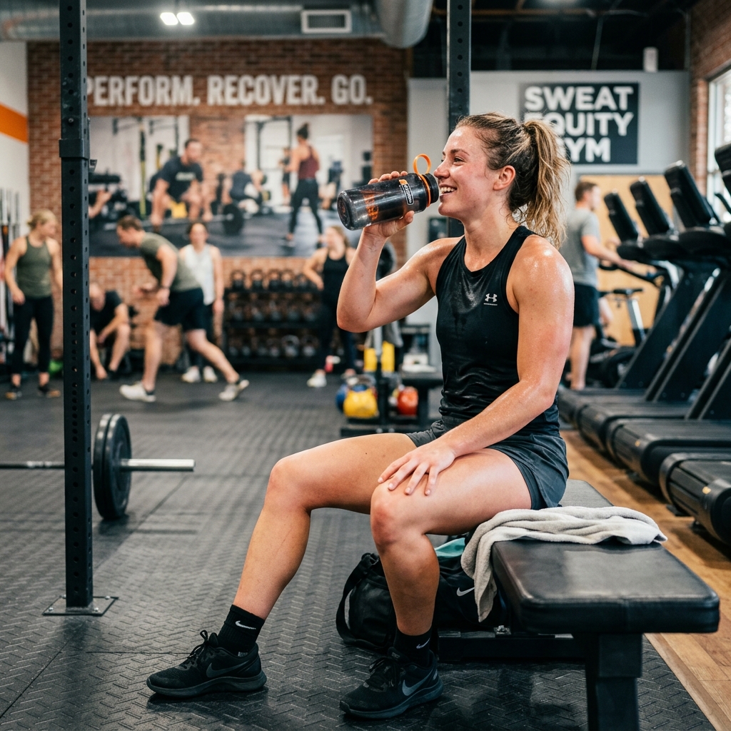 Athlete recovering